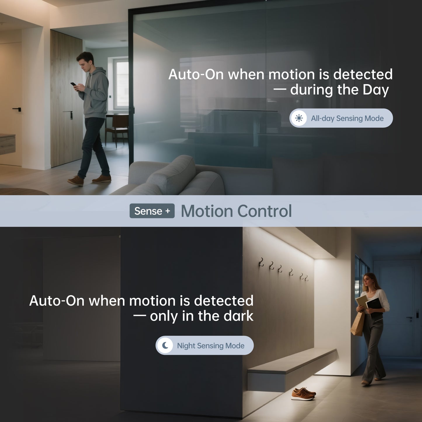 Sense+ LED Light : Expandable LED with Sensor Controls